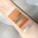 Waterproof Pearl Light Eyeshadow Long-Lasting Shimmer Powder palette with 18 vibrant shades including matte and glitter finishes for versatile eye looks.