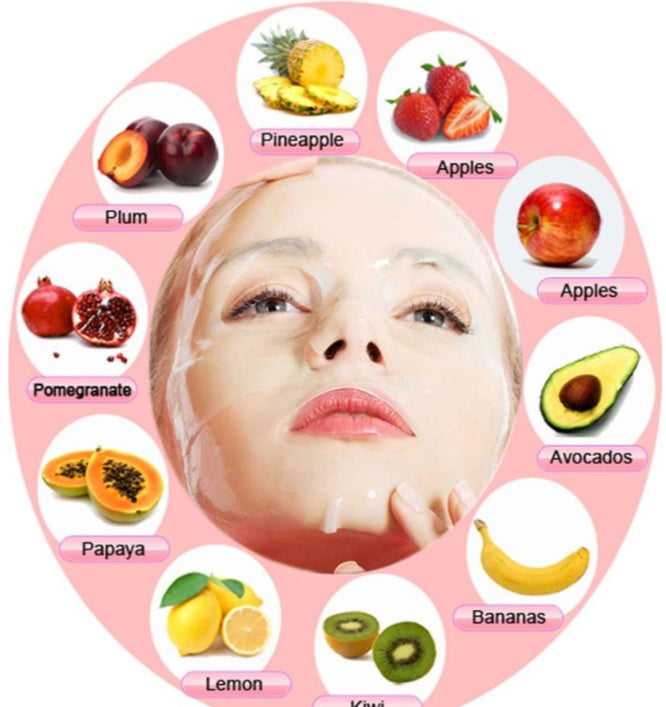 Automatic Face Mask Maker DIY Fruit & Collagen Facial Machine for home spa use with natural ingredients like fruits and milk. Ideal for festive beauty gifts.