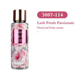 Body Spray Perfume for Women Fresh Long-Lasting Fragrance in shimmer royal sweety scent with heart design bottle, 250ml size. Ideal for daily feminine use.