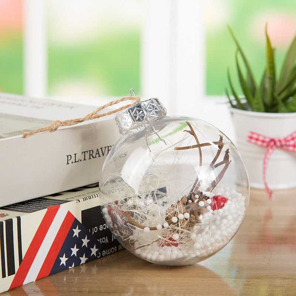 Christmas tree decoration balls plastic ornament