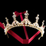 pearl diamond bridal crown jewelry