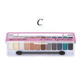 non-smudge eyeshadow palette matte pearlescent shades