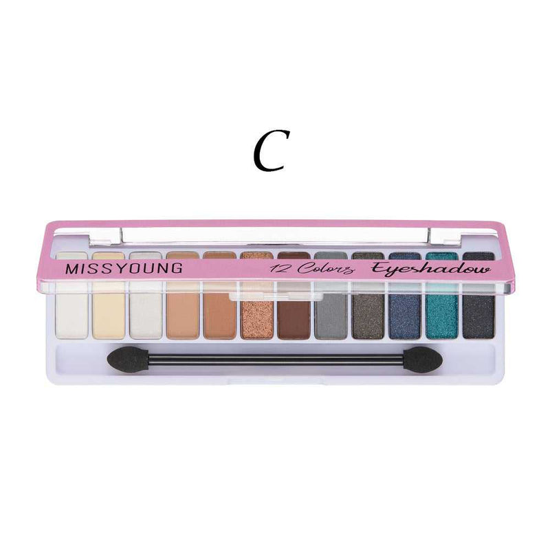 non-smudge eyeshadow palette matte pearlescent shades