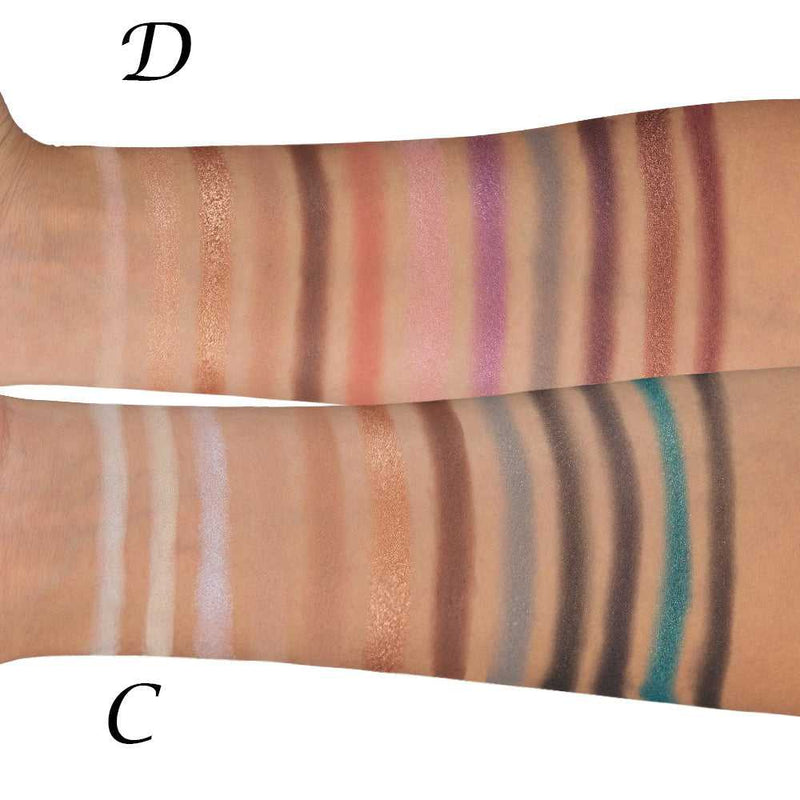 multi-shade non-smudge eyeshadow set