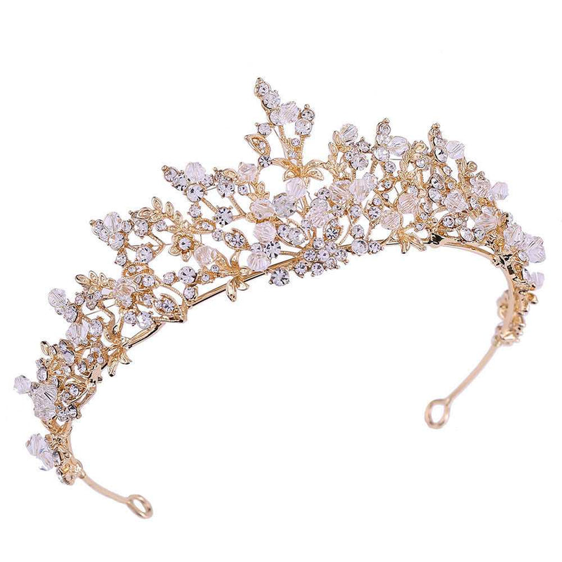 handmade crystal bridal crown jewelry