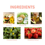 strawberry lip scrub for smooth hydrated lips