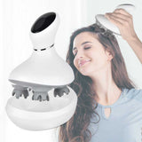 Rechargeable Waterproof Head Massager with Remote Control