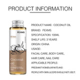 natural coconut body care oil skincare”