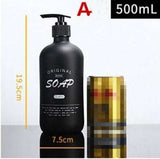 refillable shampoo bottle empty pump