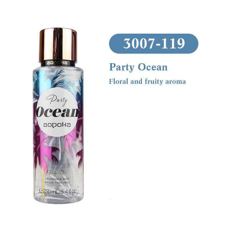 Body Spray Perfume for Women Fresh Long-Lasting Fragrance in shimmer royal sweety scent with heart design bottle, 250ml size. Ideal for daily feminine use.