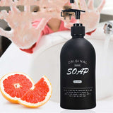 refillable shampoo bottle empty pump