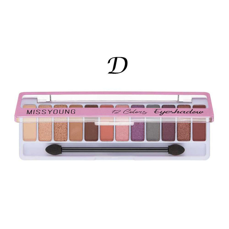 multi-shade non-smudge eyeshadow set