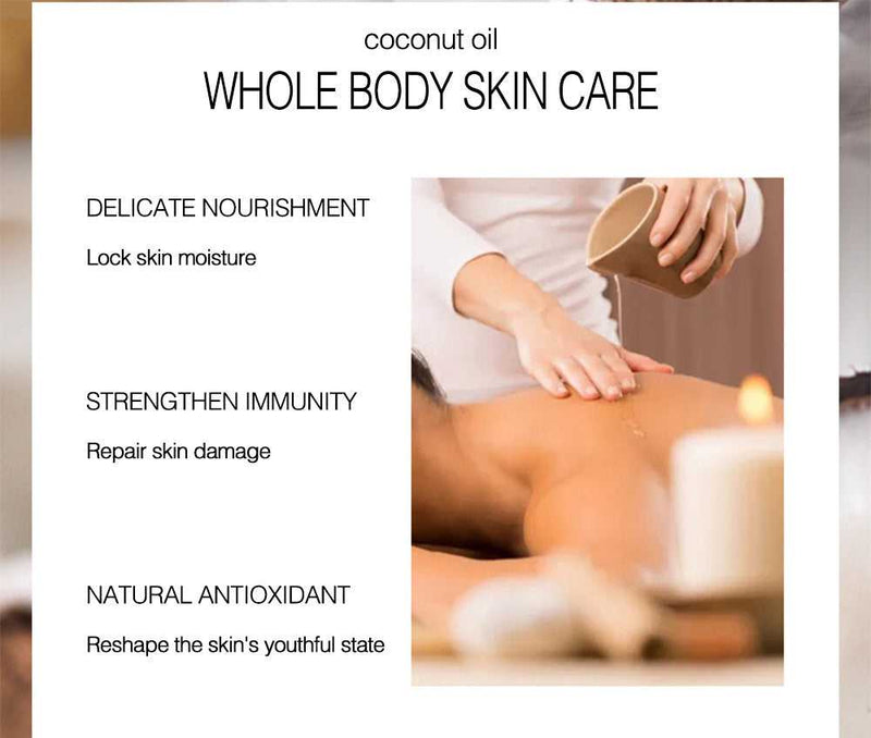 natural coconut body care oil skincare