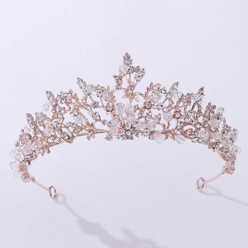 handmade crystal bridal crown jewelry