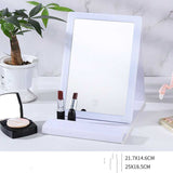 luminous desktop vanity mirror with light