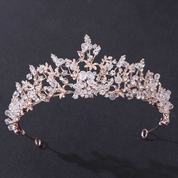 handmade crystal bridal crown jewelry