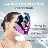 wireless LED face mask skincare device