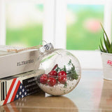 Christmas tree decoration balls plastic ornament