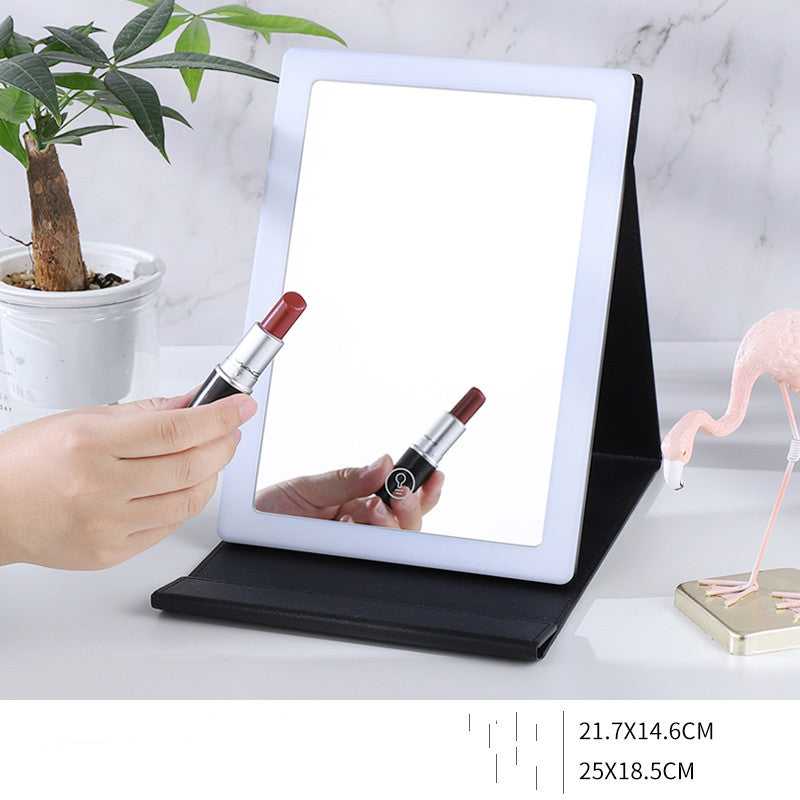 luminous desktop vanity mirror with light