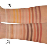 professional matte and pearlescent eyeshadow palette